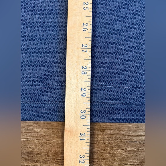 Tommy Bahama Polo Shirt Mens Navy Blue Soft XL Geometric Modal Blend C15 - Picture 6 of 6